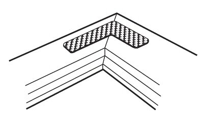 klittenband hoekjes zeer sterk zelfklevend rol 100 stuks 66x23mm