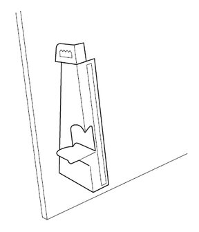 kartonnen staander 25st. 50cm RACO-13 52 80