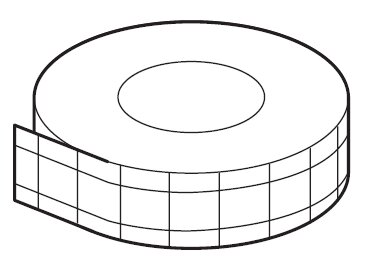 zuurvrij linnenplakband 30 mm breed rol 25 m