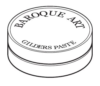 gilder&#039;s paste baroque art donker koraal rood inhoud 27 ml