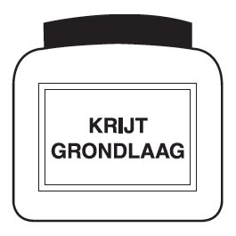 krijt-grondlaag poeder pot 500 gram