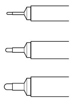 kleurstift zilver met punt 1,0 mm fijn