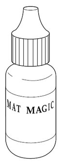 inkt kleur purple mat magic 15 ml