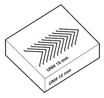 krammen 7 mm UNI voor zacht hout 8000 stuks