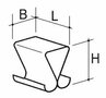 wisselklemmen 5 x 6 x 5 mm 10st. RACO-12 15 20